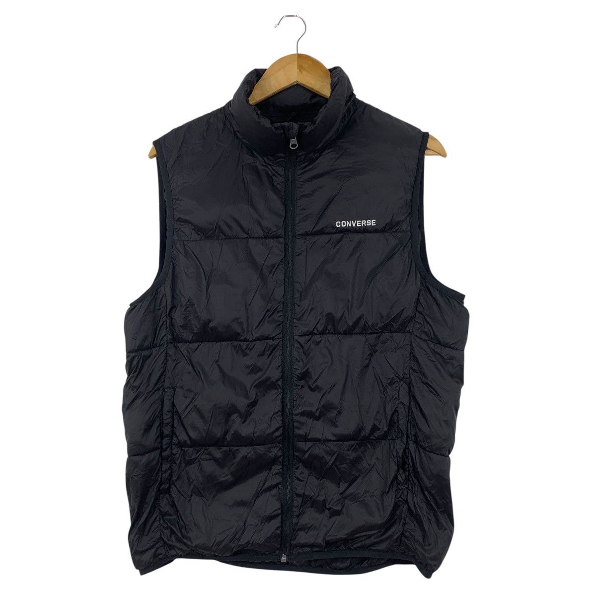 Converse CONVERSE ALL STARS Chuck Taylor Puffer Vest Zipper Jacket Size L / US 10 / IT 46 - 5 Thumbnail