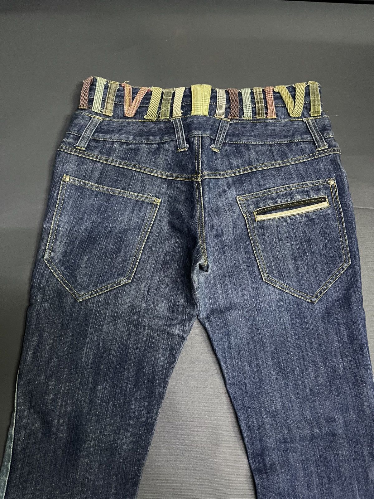 If Six Was Nine × Japanese Brand × Le Grande Bleu (L.G.B.) MANYDOPE IN HEAVEN BLINDEGE DESIGNER JEANS Size US 32 / EU 48 - 11 Thumbnail