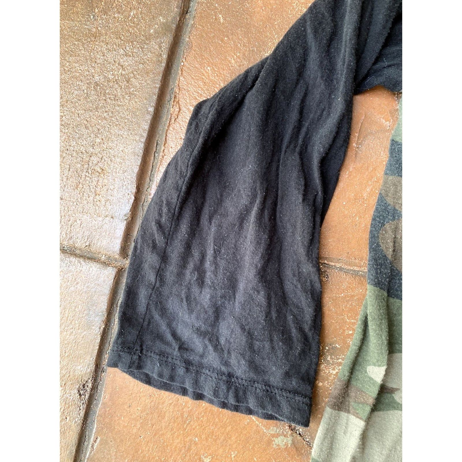 Vintage Denim & Supply Ralph Lauren Camo Cow Skull Raglan Shirt Womens Small Size S / US 4 / IT 40 - 4 Thumbnail