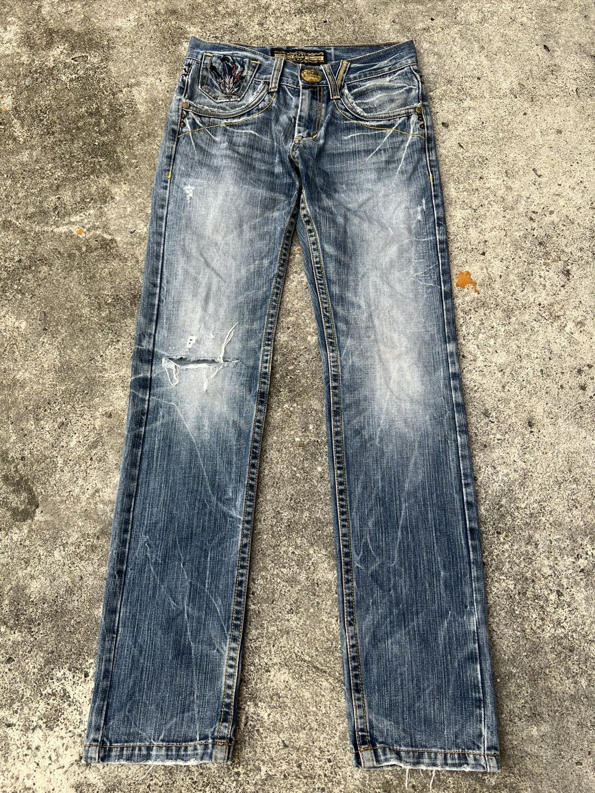 Japanese Brand 💥Studio RP Denim & Co Distress Jean Size US 29 - 1 Thumbnail
