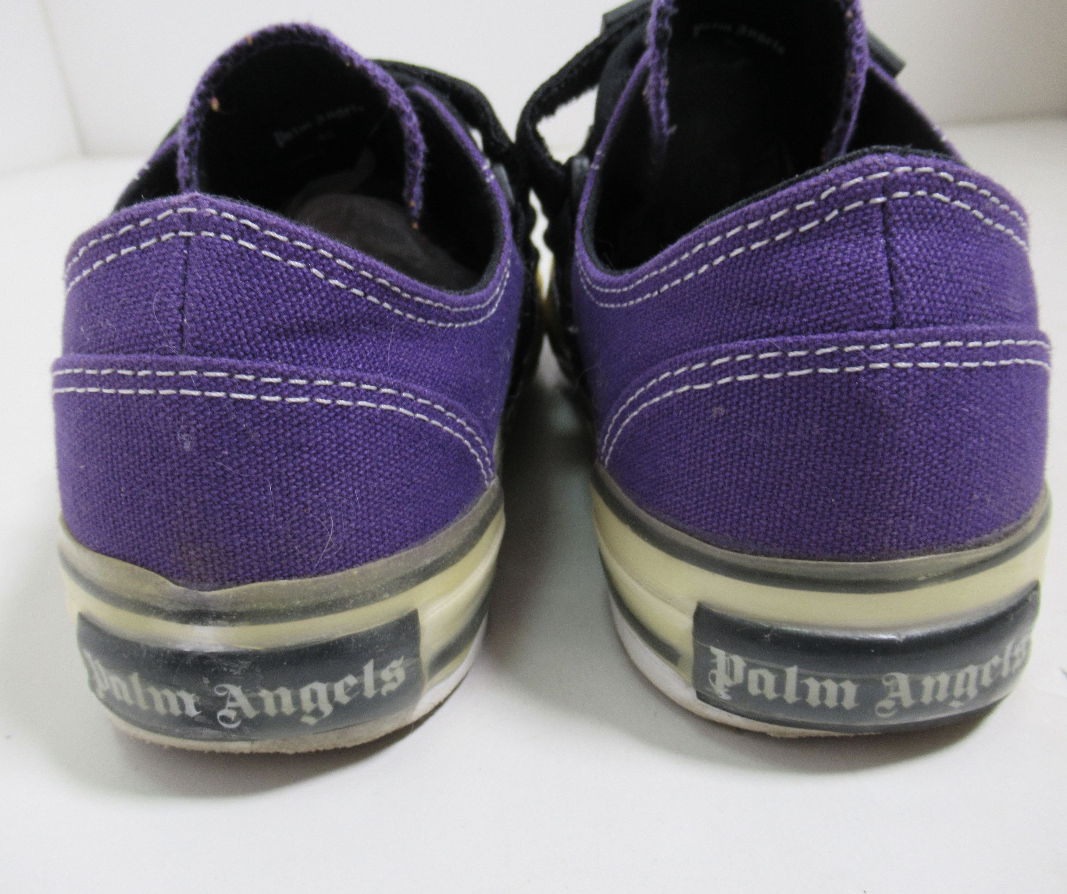 Palm Angels Palm Angels Women's Vulcanized Low Sneakers Purple Size US 10 / IT 40 - 5 Thumbnail