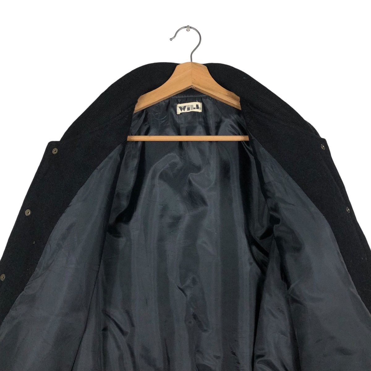 Japanese Brand 📌Vintage Wool Bomber Jacket Big Logo Will Size US M / EU 48-50 / 2 - 15 Thumbnail