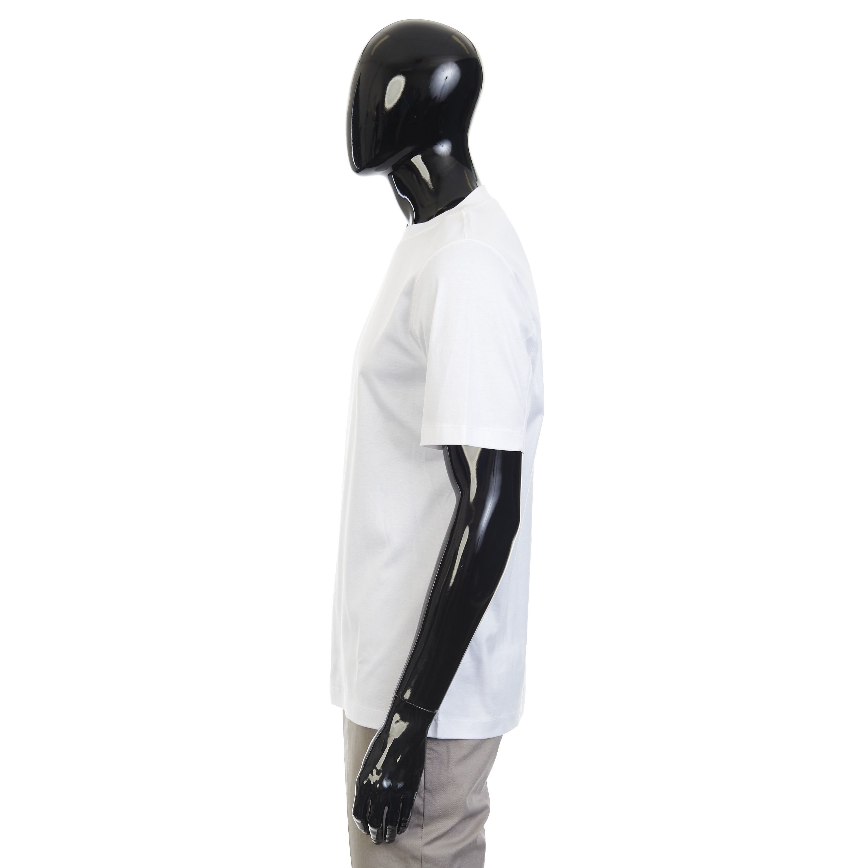 Brunello Cucinelli White Cotton Jersey Crew-neck Tshirt Size US M / EU 48-50 / 2 - 3 Thumbnail