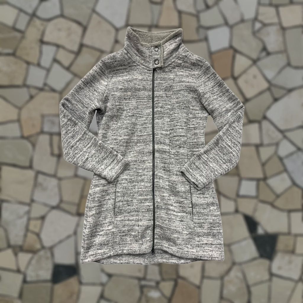 Vintage Women’s Kuhl Alaska Fleece Long Jacket Large Grey Jacket Womens Size L / US 10 / IT 46 - 1 Thumbnail
