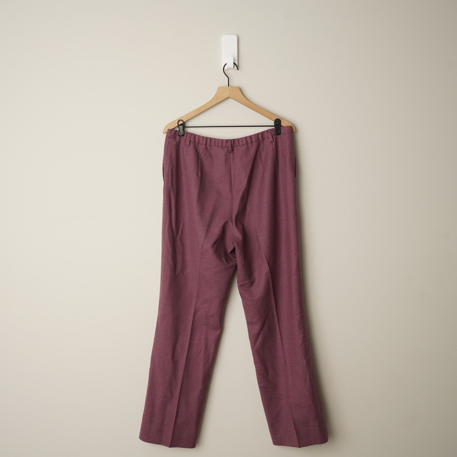 Pendleton Vintage 90s Pendleton 100% Virgin Wool Pants Plum Pockets 14 Size L / US 10 / IT 46 - 2 Thumbnail