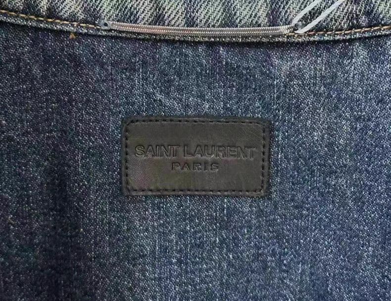 Saint Laurent Paris Saint Laurent Blue washed denim jacket Size US M / EU 48-50 / 2 - 5 Thumbnail