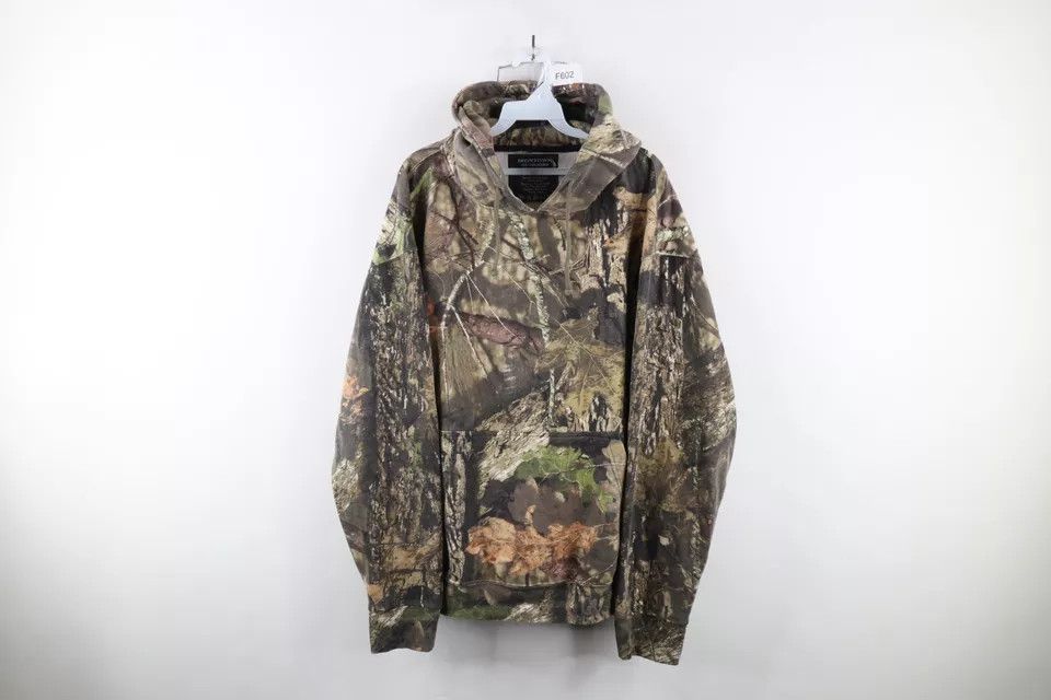 Vintage Vintage Streetwear Mossy Oak Camouflage Hoodie Sweatshirt Size US L / EU 52-54 / 3 - 1 Thumbnail