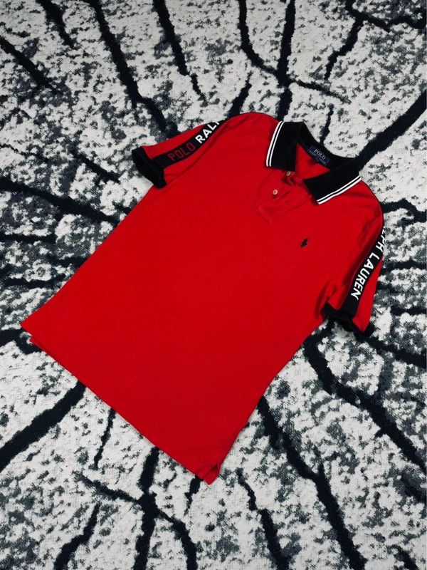 Polo Ralph Lauren Vintage Polo Ralph Lauren T-shirt Red Black Logo XS Size US XS / EU 42 / 0 - 2 Thumbnail