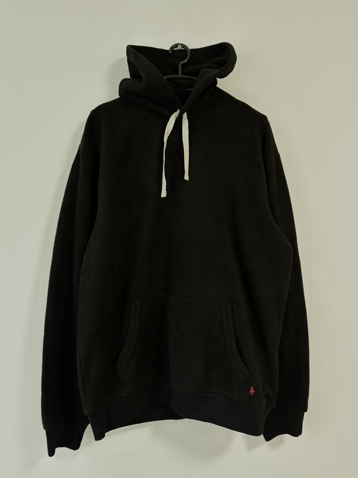 Polo Ralph Lauren Teddy fleece Mens hoodie y2k casual