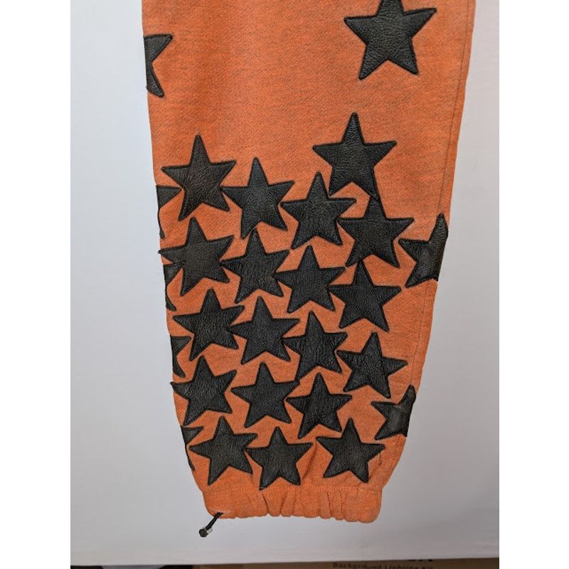 Amiri o1rshd1 Chemist Star Sweatpants in Orange / Black Size US 38 / EU 54 - 8 Thumbnail