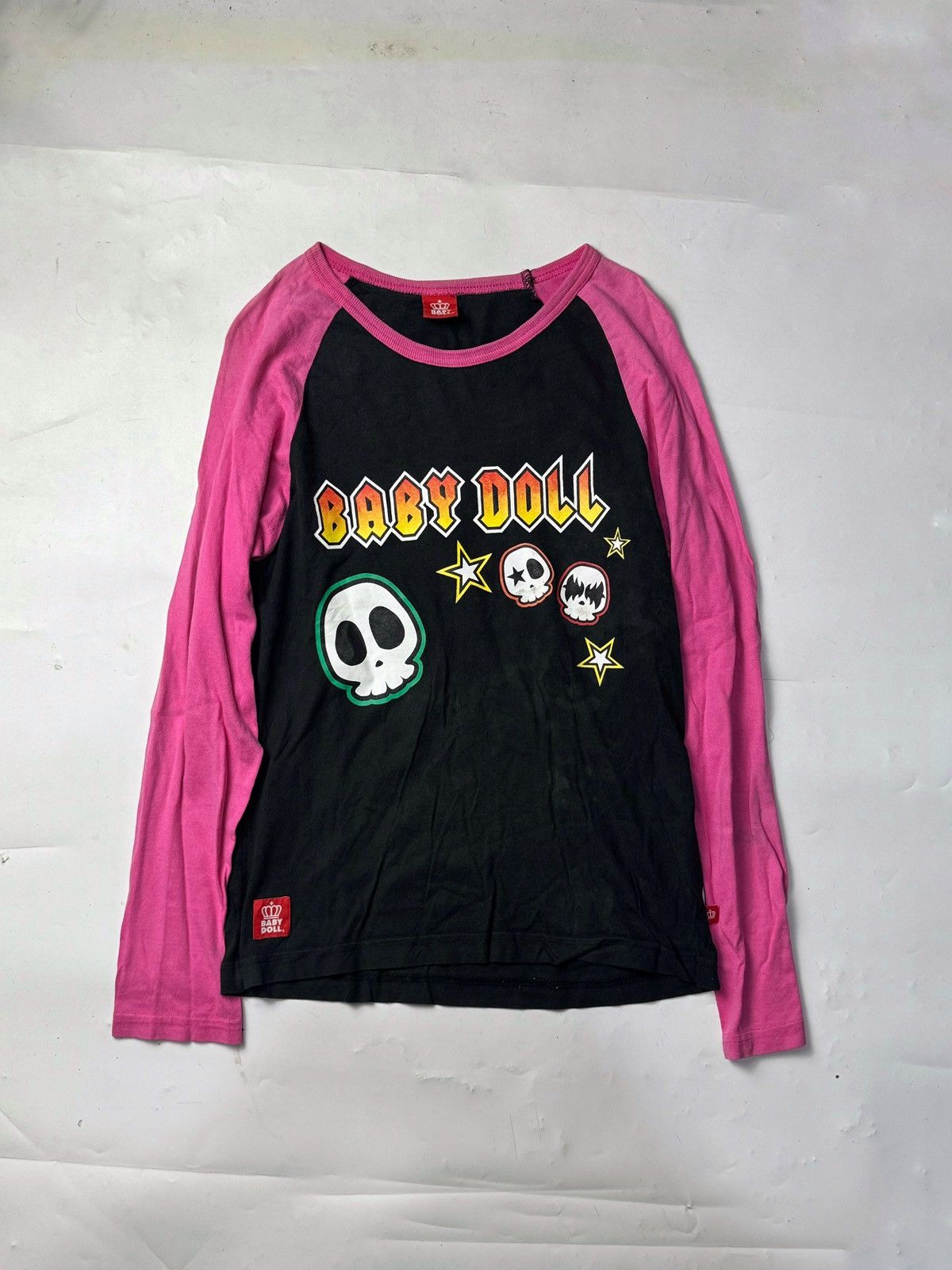 In The Attic Babydoll ACDC Long Sleeve 2000s Japanese Size US S / EU 44-46 / 1 - 1 Thumbnail