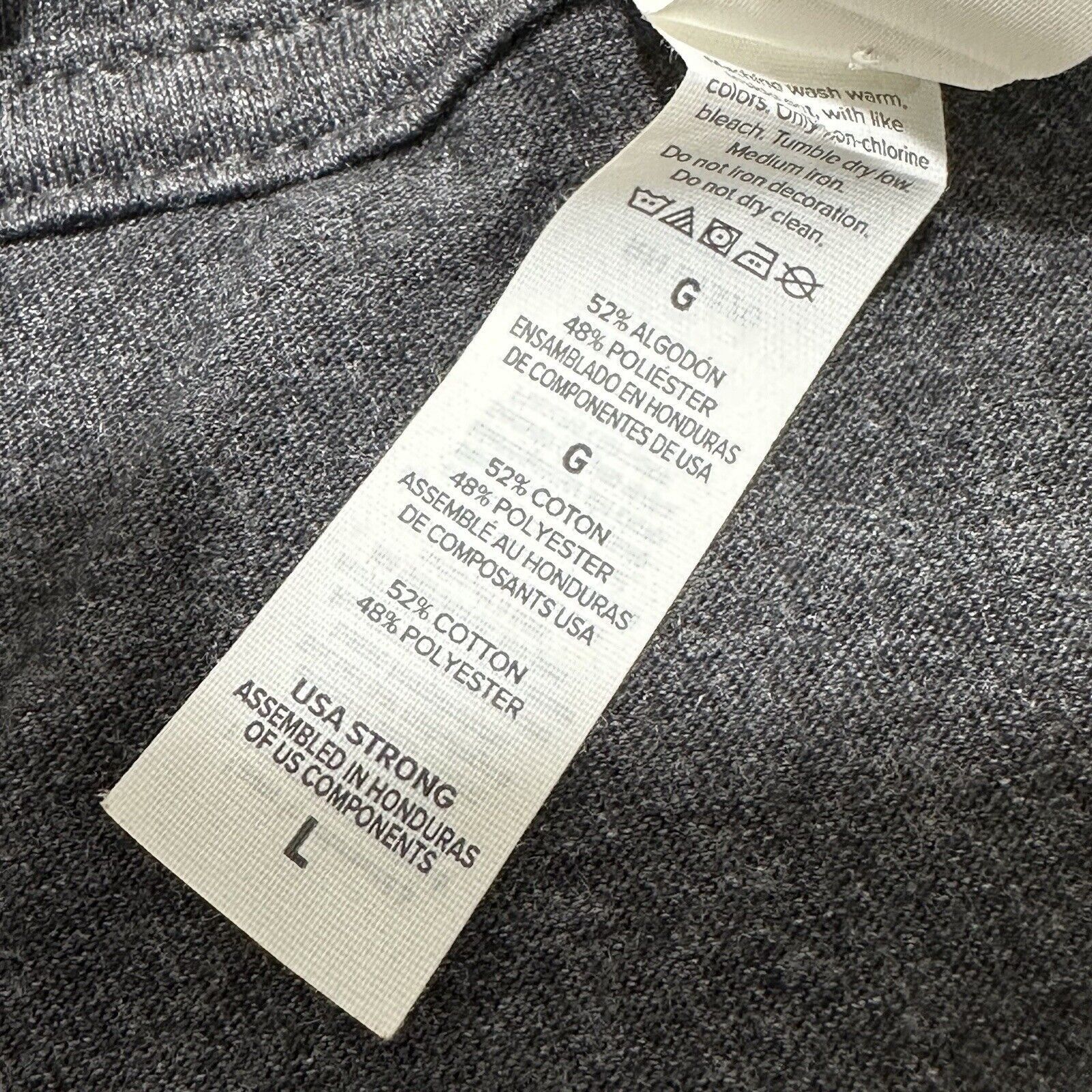 Other Birddogs Large Gray Crewneck Logo Graphic T Shirt Size US L / EU 52-54 / 3 - 5 Thumbnail