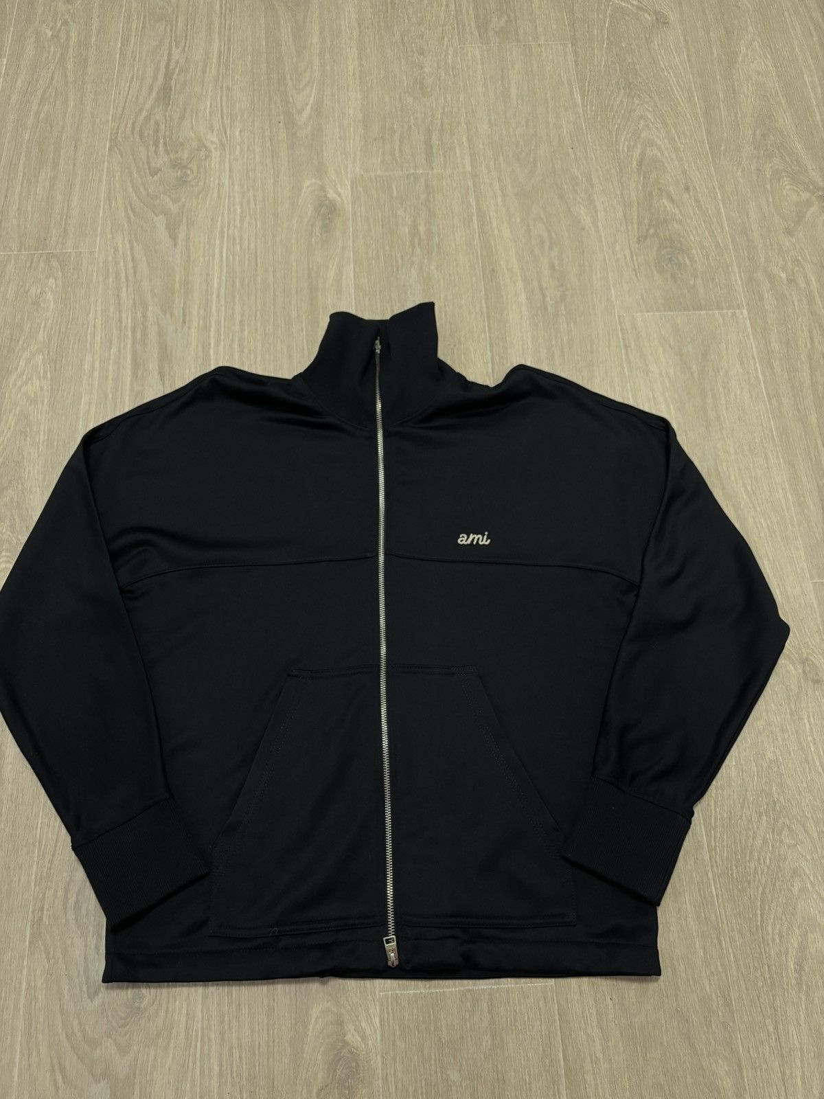 Image of Zip Hoodie Ami Y2K in Black, Men's (Size XL)