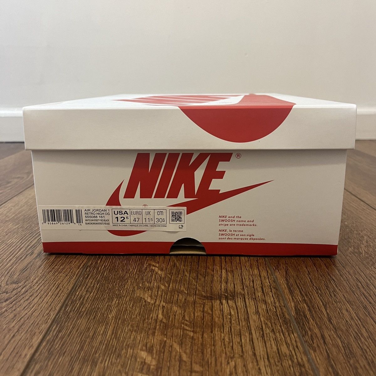Jordan Brand × Nike Jordan 1 Retro OG High Heritage Size US 12.5 / EU 45-46 - 8 Thumbnail