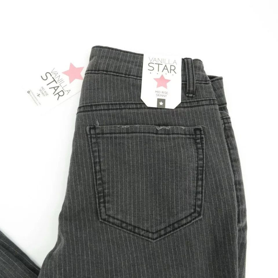 Other Vanilla Star Women's Mid Rise Skinny Jeans Size 5 NWT Size 27" / US 4 / IT 40 - 3 Thumbnail