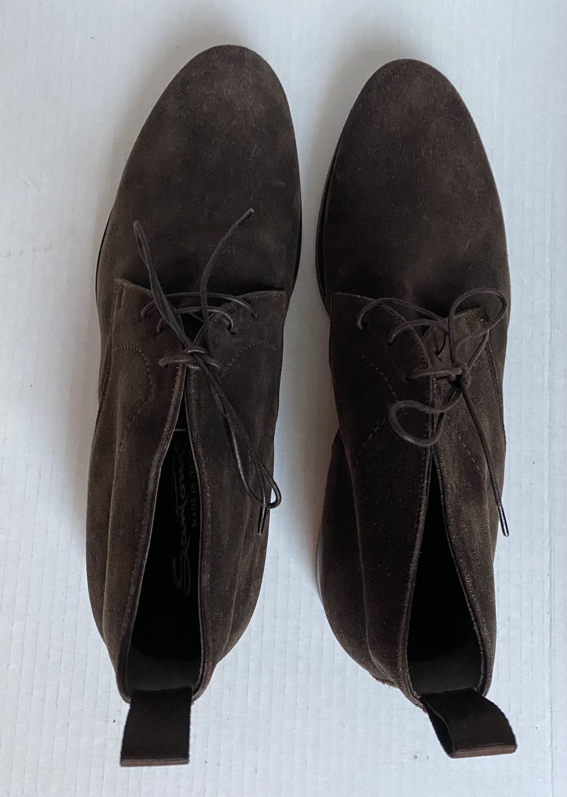 Santoni Santoni 🇮🇹 brown brushed suede handmade desert boots 11 NEW Size US 11 / EU 44 - 7 Thumbnail