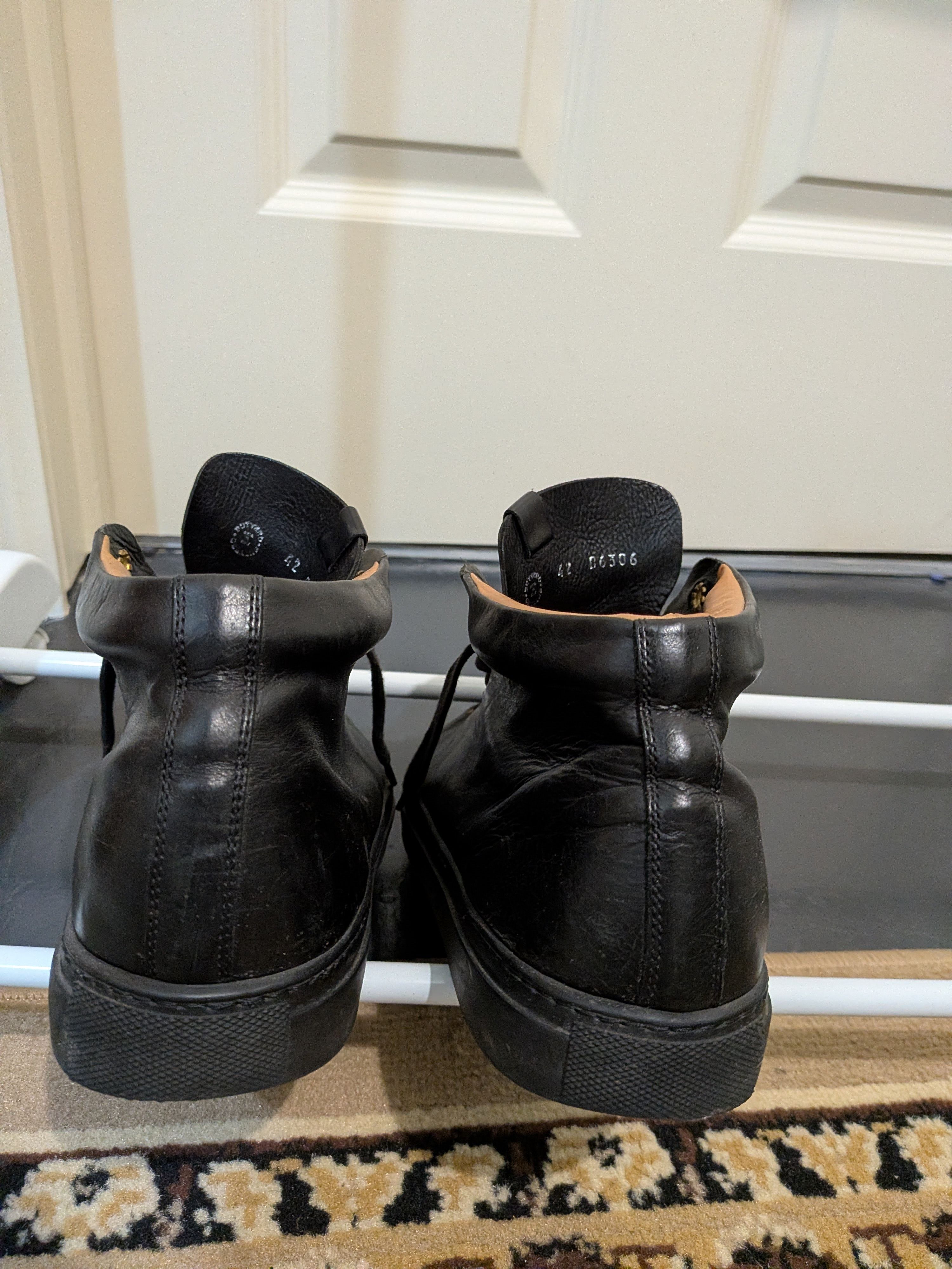 Buttero Buttero Tanino Mid Sneaker - Black / Black Size US 9 / EU 42 - 3 Thumbnail