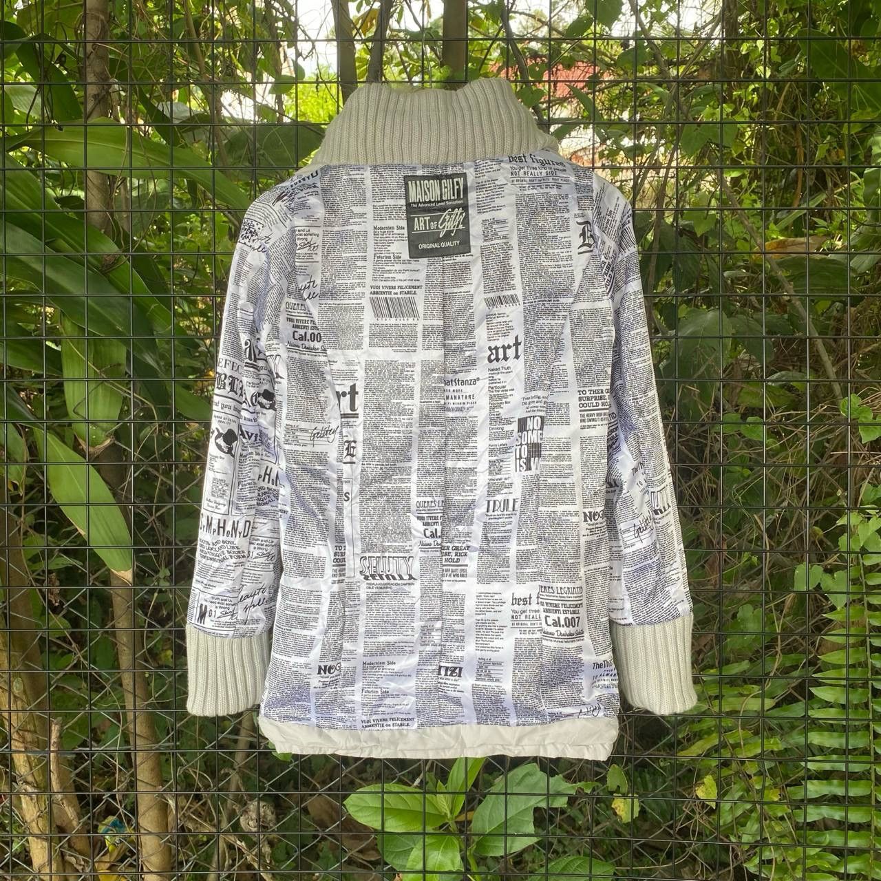 Arts & Science × Japanese Brand Vtg Fur Maison Gilfy News Paper Printed Lining Style Jacket Size S / US 4 / IT 40 - 12 Thumbnail