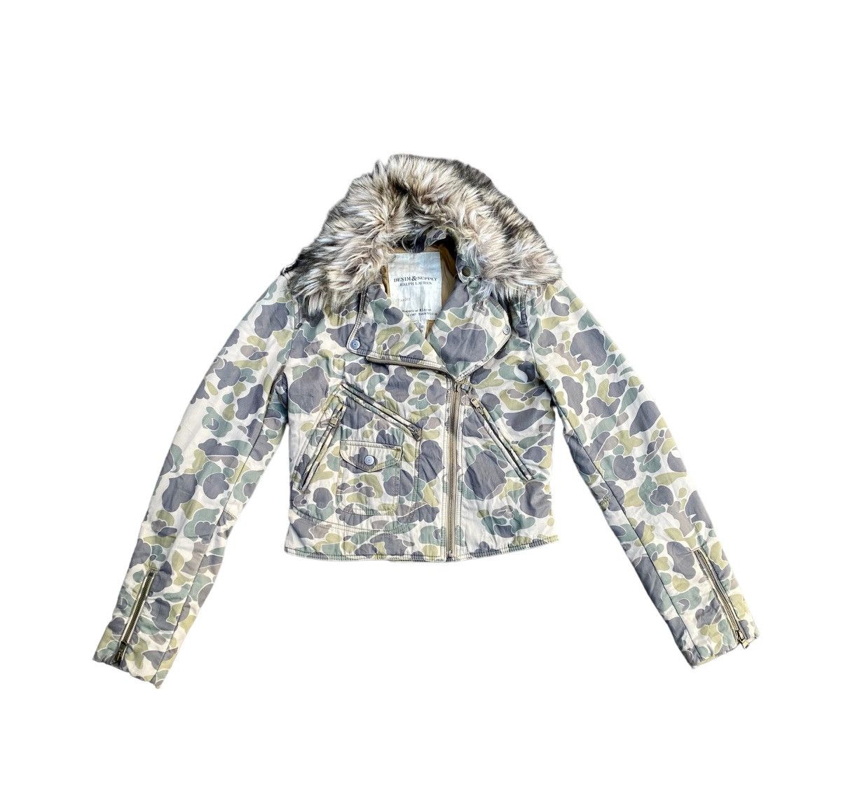Denim & Supply Ralph Lauren Denim and Supply Ralph Laurent Fur Crop Jacket Size M / US 6-8 / IT 42-44 - 1 Thumbnail