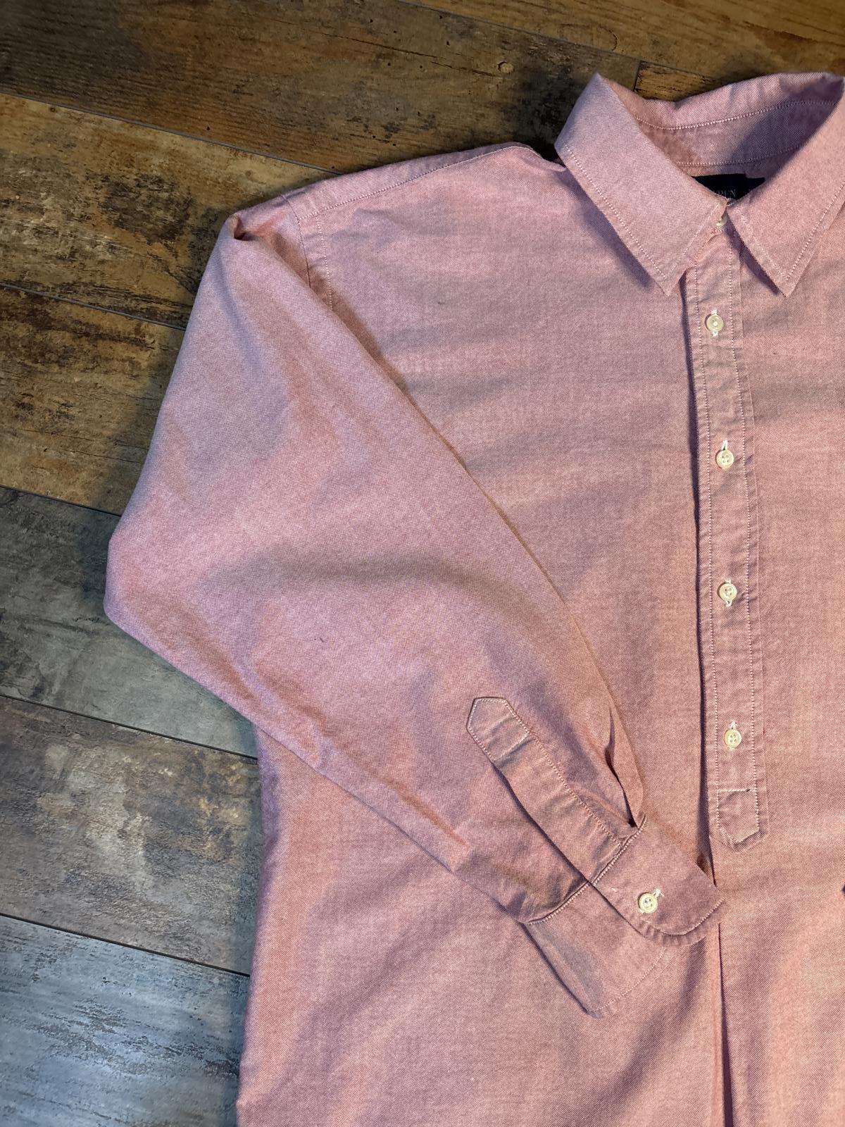 Polo Ralph Lauren Polo Ralph Lauren Classic Fit Pink Oxford Shirt XL Size US L / EU 52-54 / 3 - 3 Thumbnail
