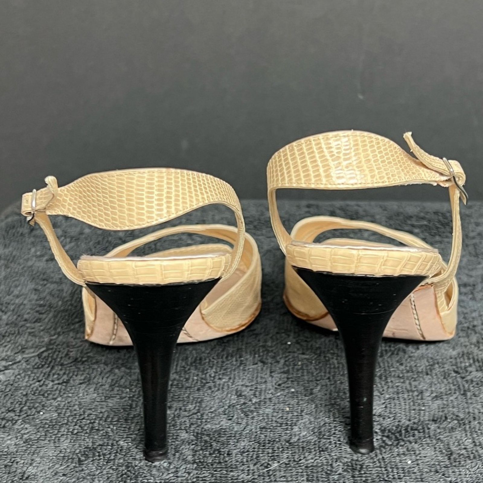 Richard Chai Richard Shah Women Sandal Heel 36M Exotic Made in Italy Size US 6 / IT 36 - 4 Thumbnail