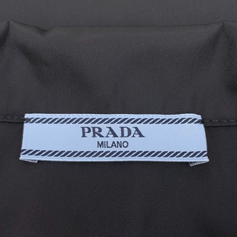 Prada Prada Black triangle lapel single-breasted short-sleeved sh Size US XXS / EU 40 - 6 Thumbnail