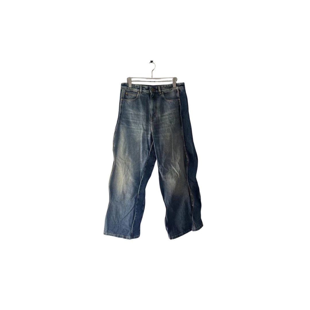 パンツ Louis Vuitton washed wavy denim Louis Vuitton Washed Wavy Denim Pants | REVERSIBLE