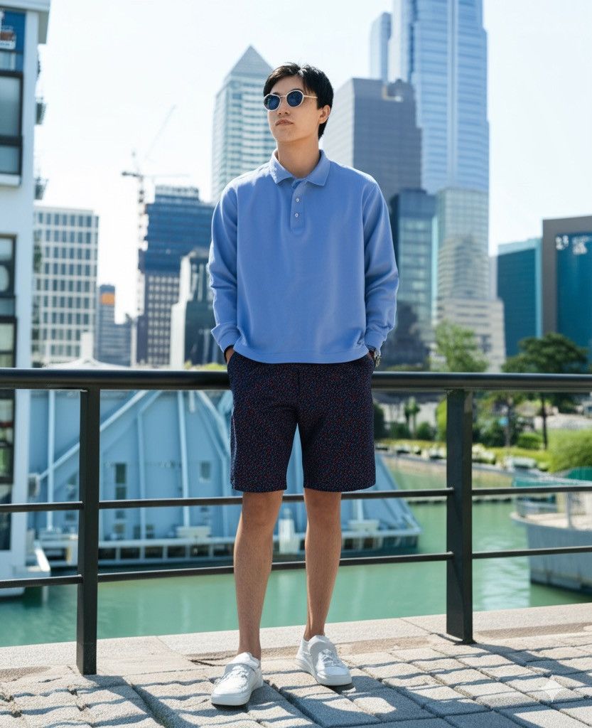 Paul Smith NWT "Gent Short" w/Signature PS Pattern S/S Size US 28 / EU 44 - 1 Thumbnail