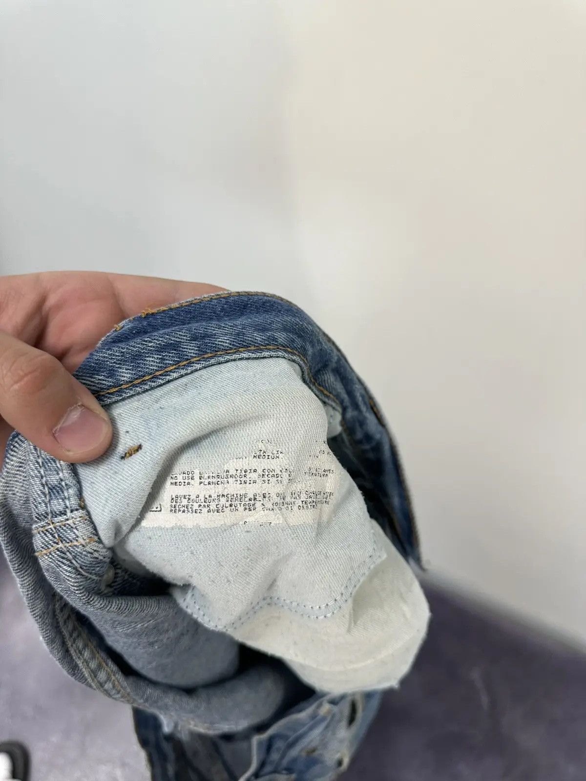 Dickies × Vintage Vintage Dickies Denim Faded Blue Hype Work Baggy Jeans Size US 42 / EU 58 - 8 Thumbnail