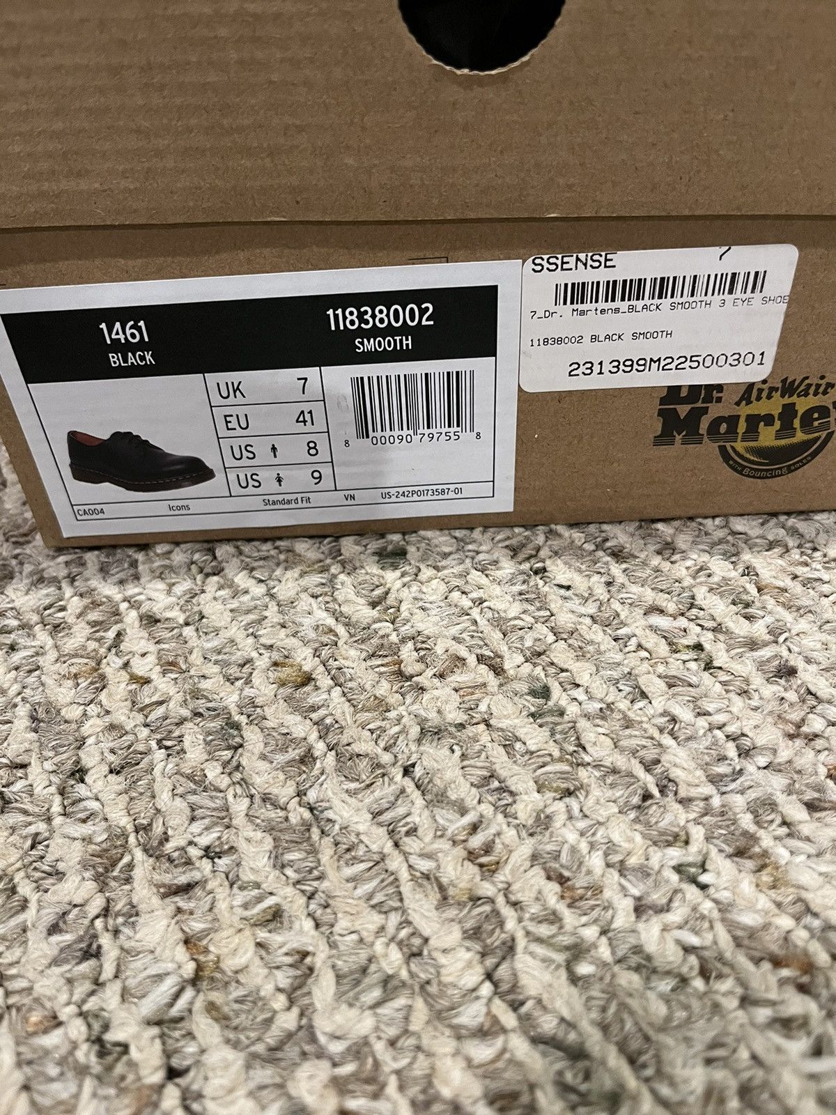 Dr. Martens Dr martens 1461 low black boot Size US 8 / EU 41 - 10 Thumbnail