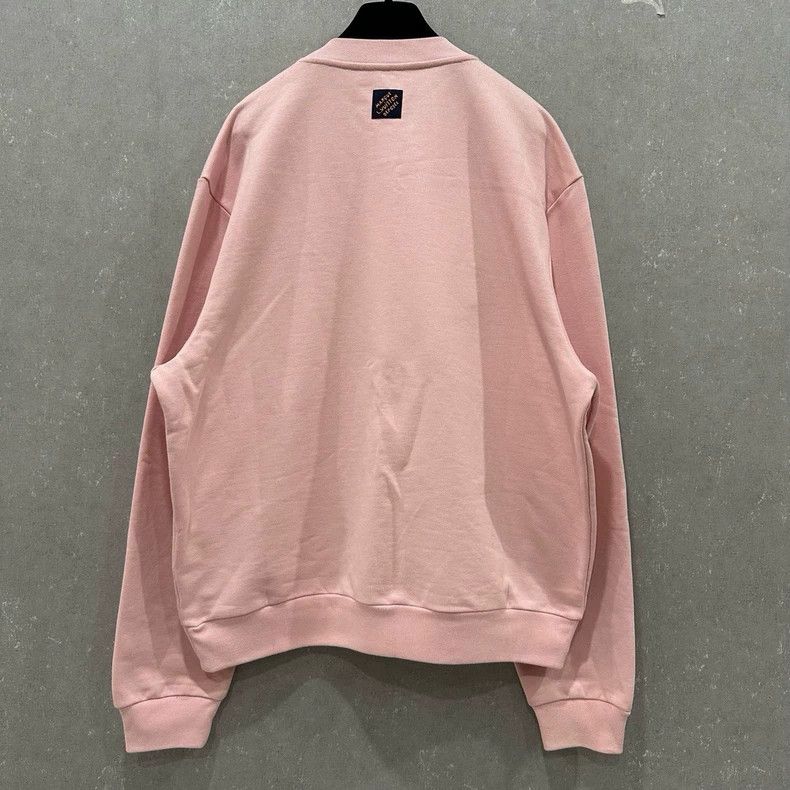 Louis Vuitton Louis Vuitton Solid Crew Neck Pullover Long Sleeve sweatsh Size US XL / EU 56 / 4 - 2 Thumbnail