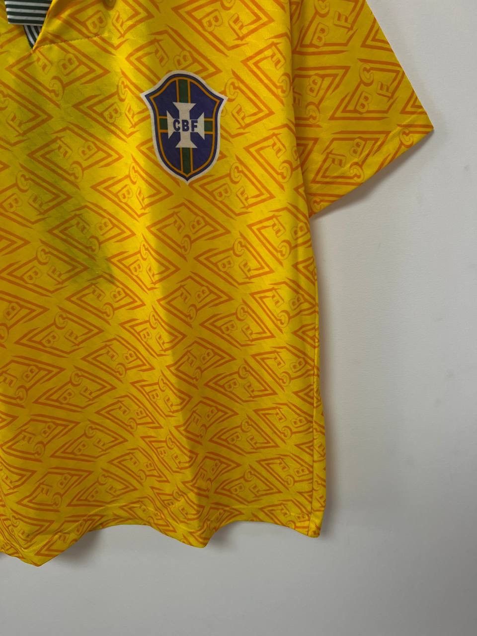 Other Vintage Brazil World Cup 1994/1995 Home #7 Bebeto Football L Size US L / EU 52-54 / 3 - 10 Thumbnail