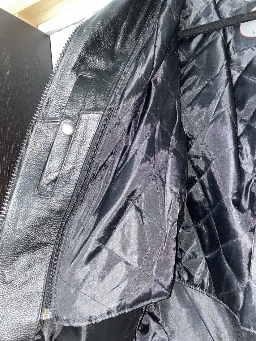 Other Vintage Leather Jacket w Racing Stripes - Men’s Large Size US L / EU 52-54 / 3 - 9 Thumbnail