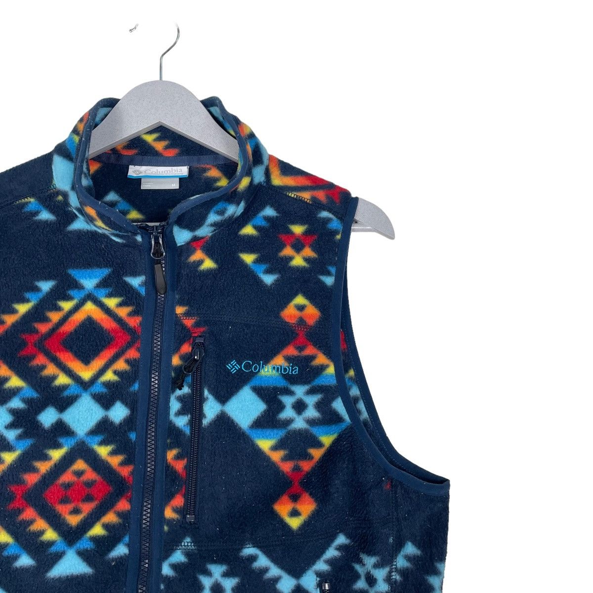 Japanese Brand × Native 💥NATIVE COLUMBIA MICRO FLEECE ZIPPER VEST Size US M / EU 48-50 / 2 - 5 Thumbnail