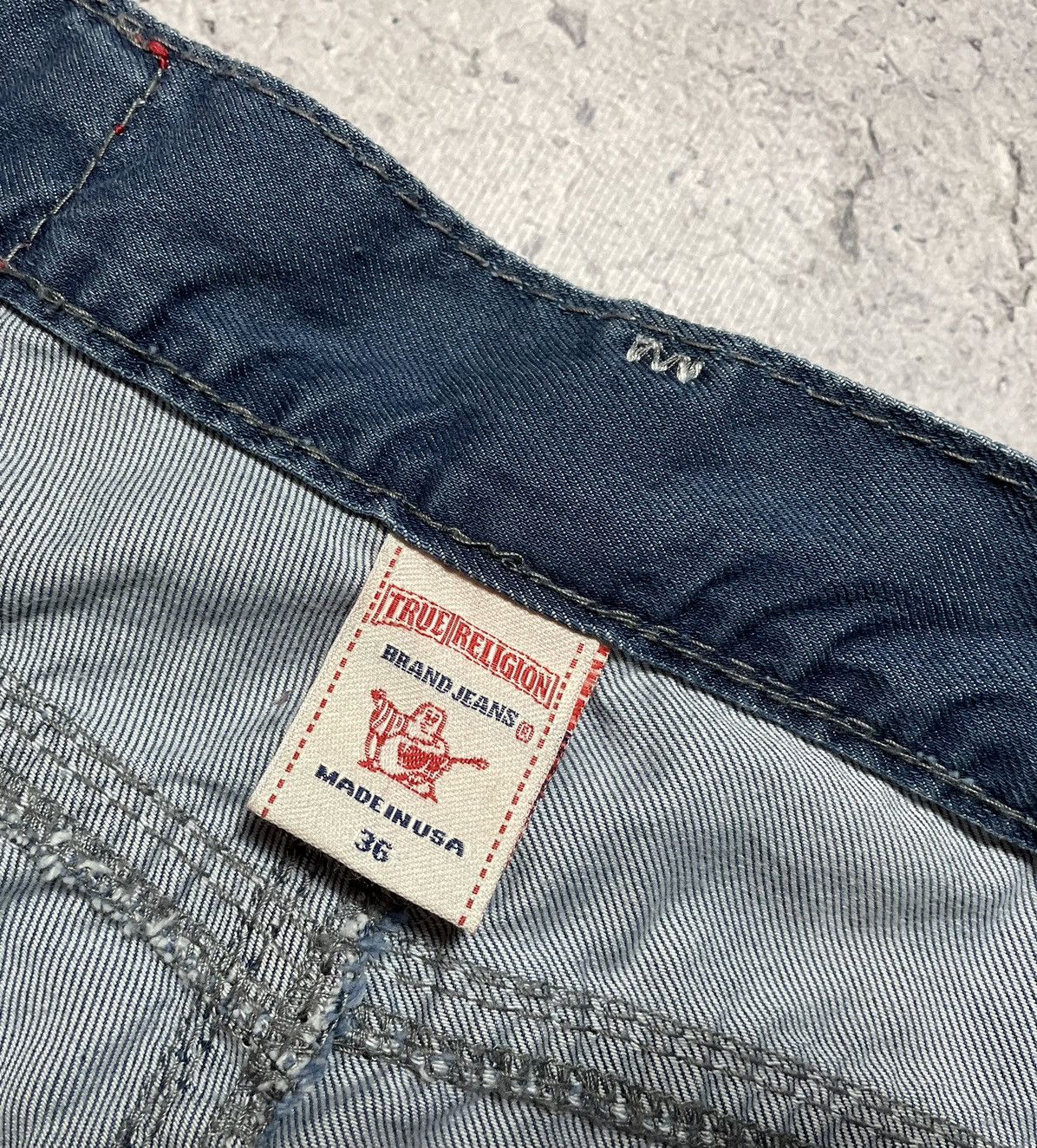 True Religion Vintage Baggy Jeans Denim True Religion Y2K Made In Usa Size US 36 / EU 52 - 8 Thumbnail