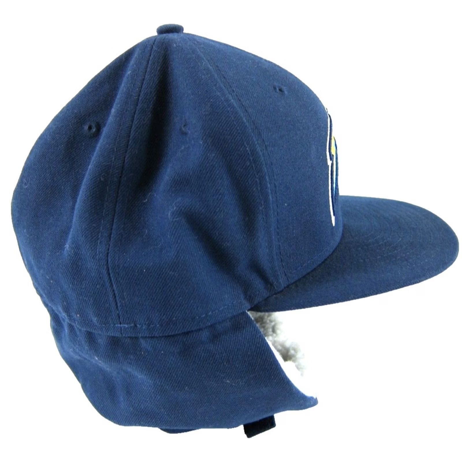 New Era NFL New Era San Diego Chargers Hat 7 1/2 Blue Faux Fur Ear Flap Brim 59Fifty Men Size ONE SIZE - 3 Thumbnail