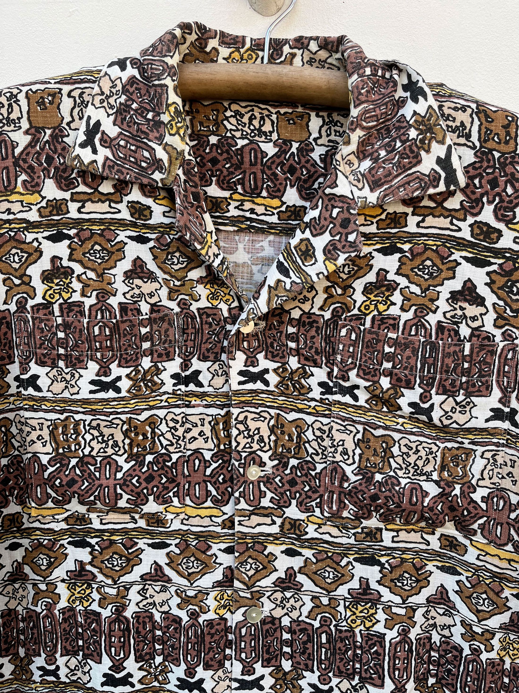 Sci-Fi Fantasy Vintage Open Collared Hawaii Shirt Short Sleeve Size US L / EU 52-54 / 3 - 2 Thumbnail