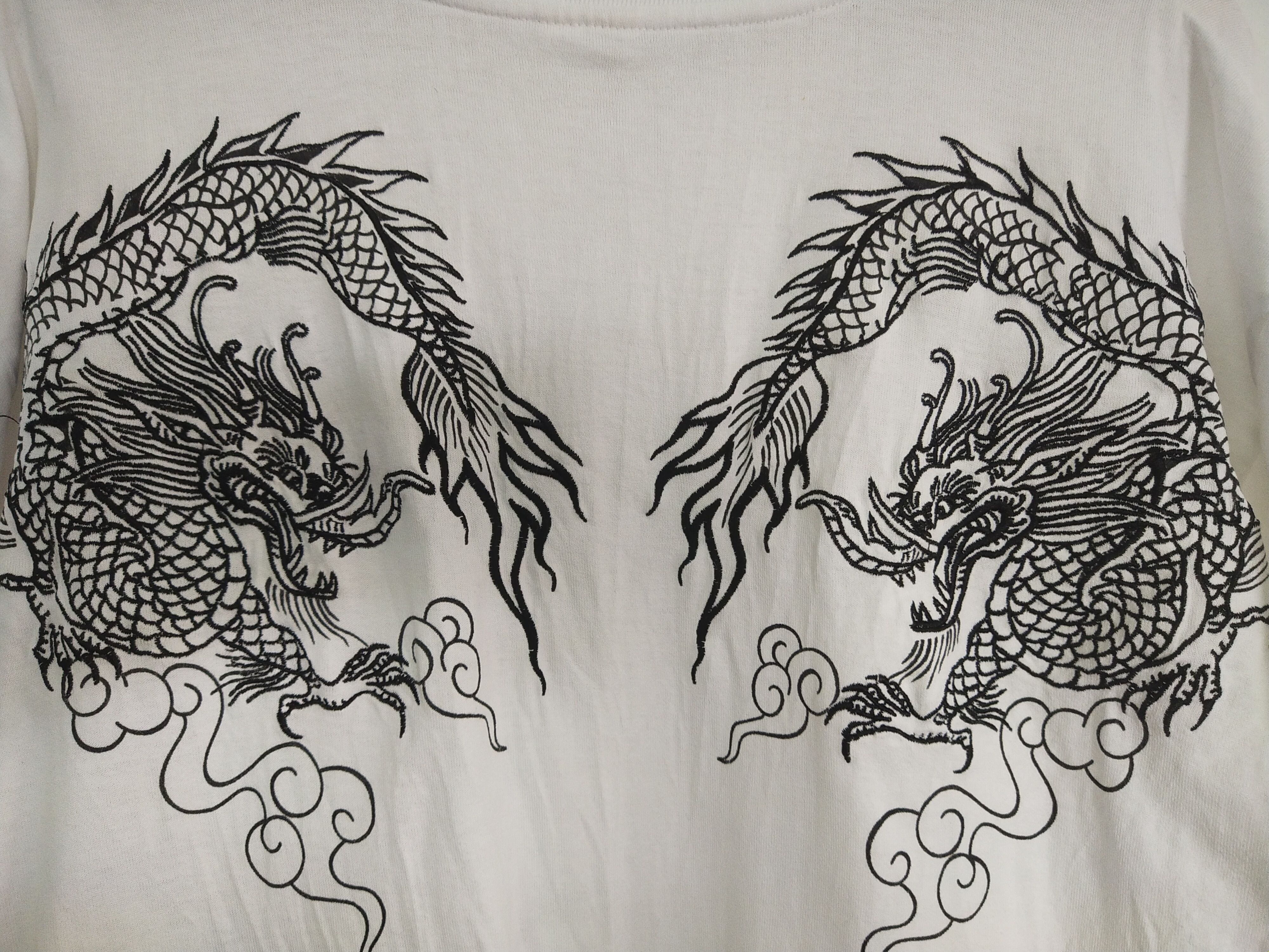 Japanese Brand Dragon Embroidery Japanese Shirt Sukajan Size US XXL / EU 58 / 5 - 5 Thumbnail