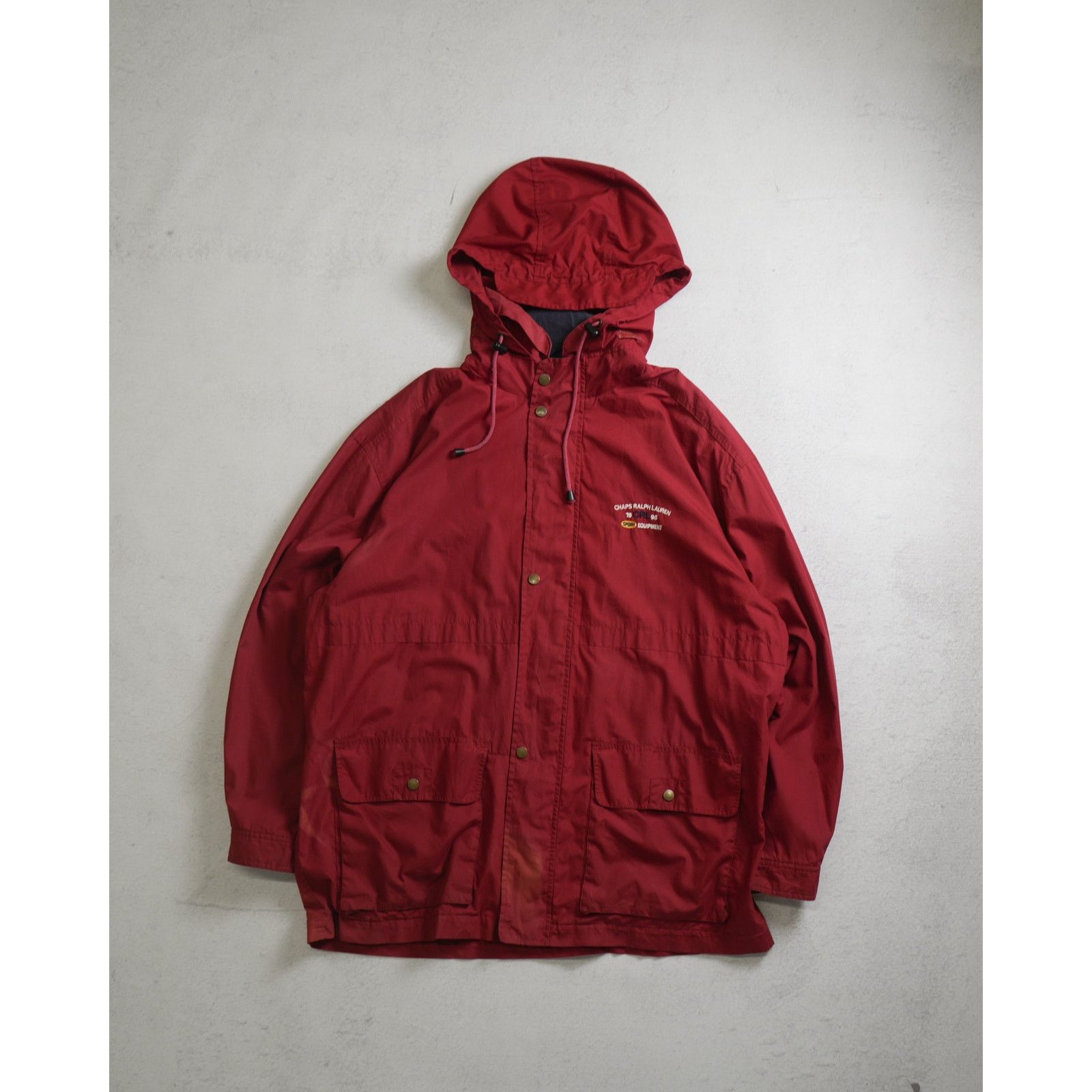 Chaps Vintage 90s Chaps Ralph Lauren Red Regular Jacket - Men's XL Size US XL / EU 56 / 4 - 1 Thumbnail