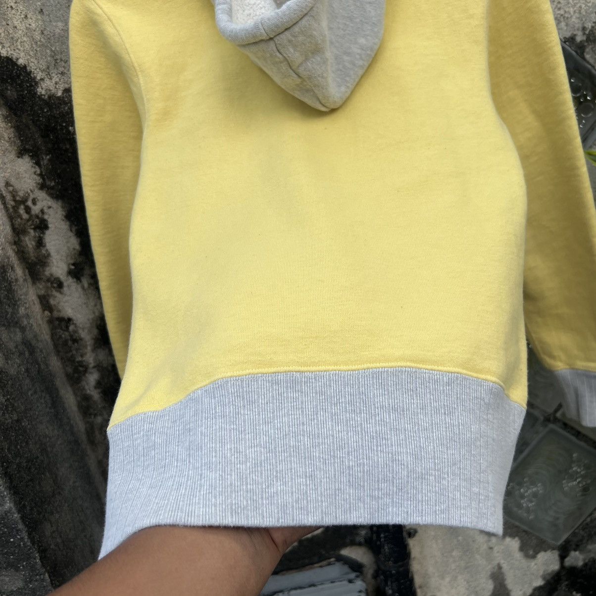 Japanese Brand “THE REAL MCCOY’S” YELLOW/GREY HOODIE Size S / US 4 / IT 40 - 11 Thumbnail