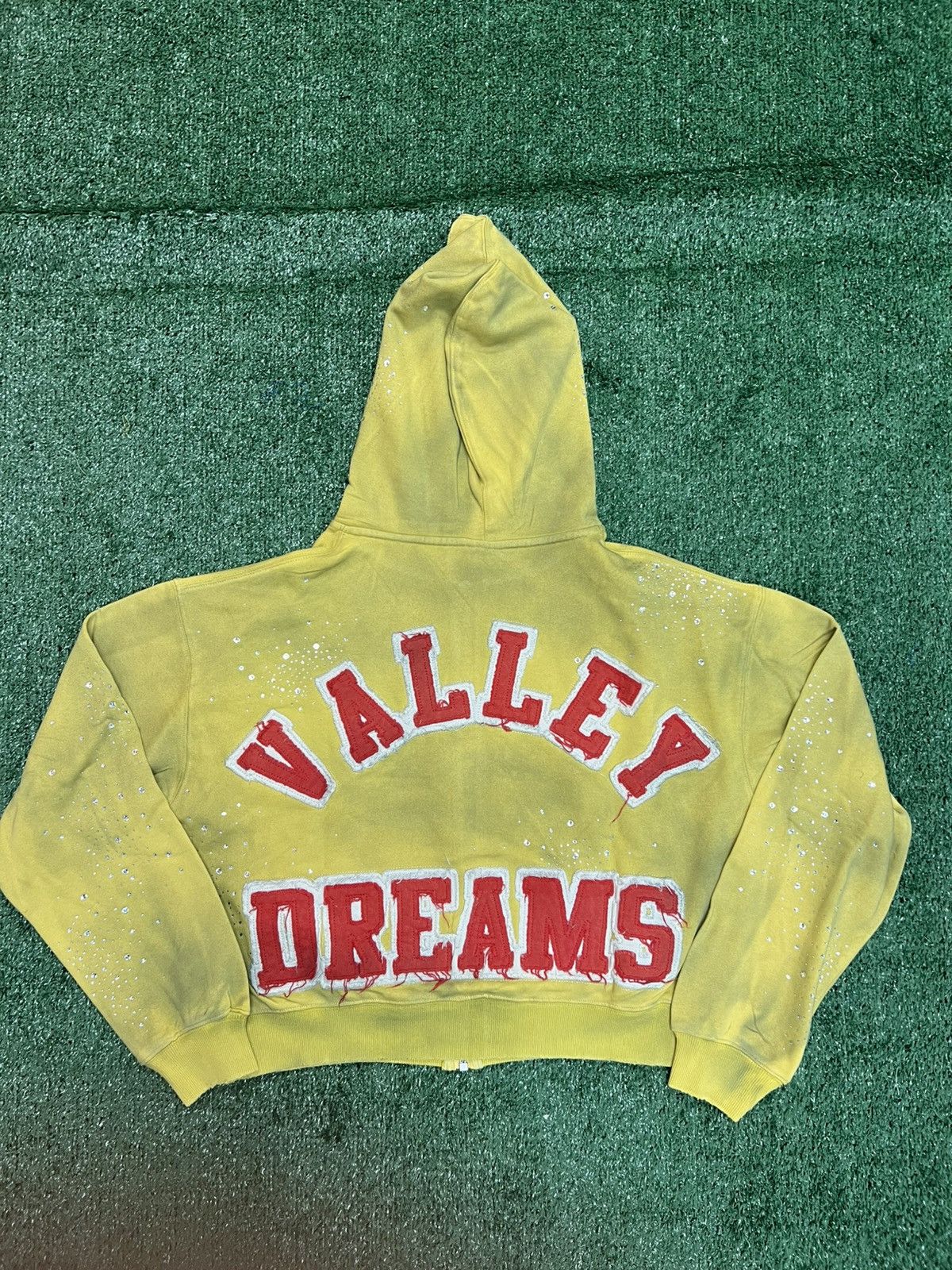 Vale Vale Sun Clustered Zip Up Hoodie Yellow Size US XL / EU 56 / 4 - 2 Thumbnail