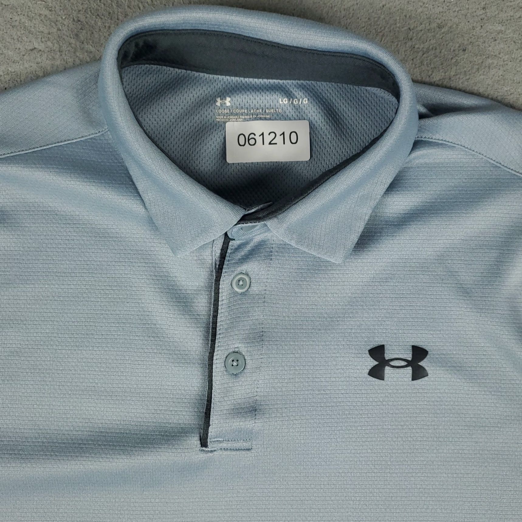 Under Armour Under Armour Polo Shirt Mens L Blue Golf Casual Short Sleeve Polo Men Blue Polo 2020s Sports Logo Shirts Size US L / EU 52-54 / 3 - 2 Thumbnail