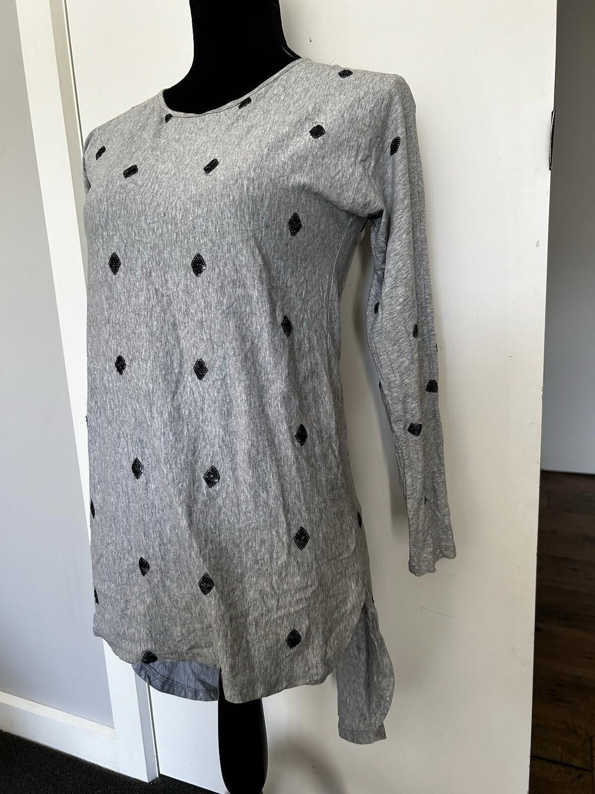 Other Cartel & Willow Long Sleeve Grey Sequin Diamond -Sz S (7) Size S / US 4 / IT 40 - 2 Thumbnail