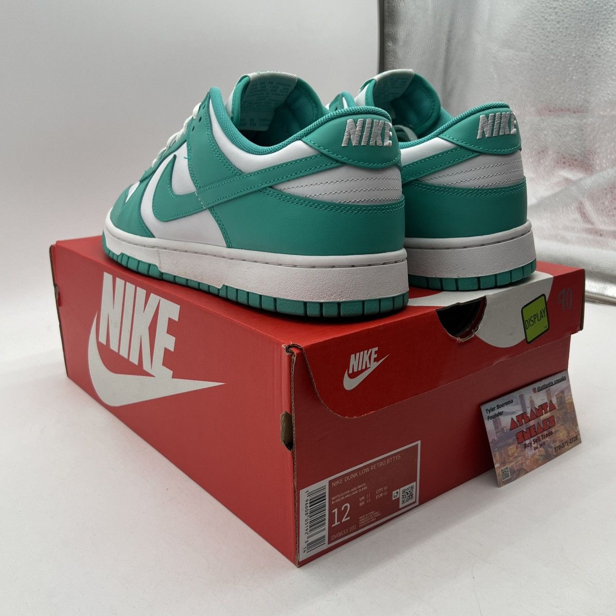 Nike Nike dunk low clear Jade Size US 12 / EU 45 - 4 Thumbnail
