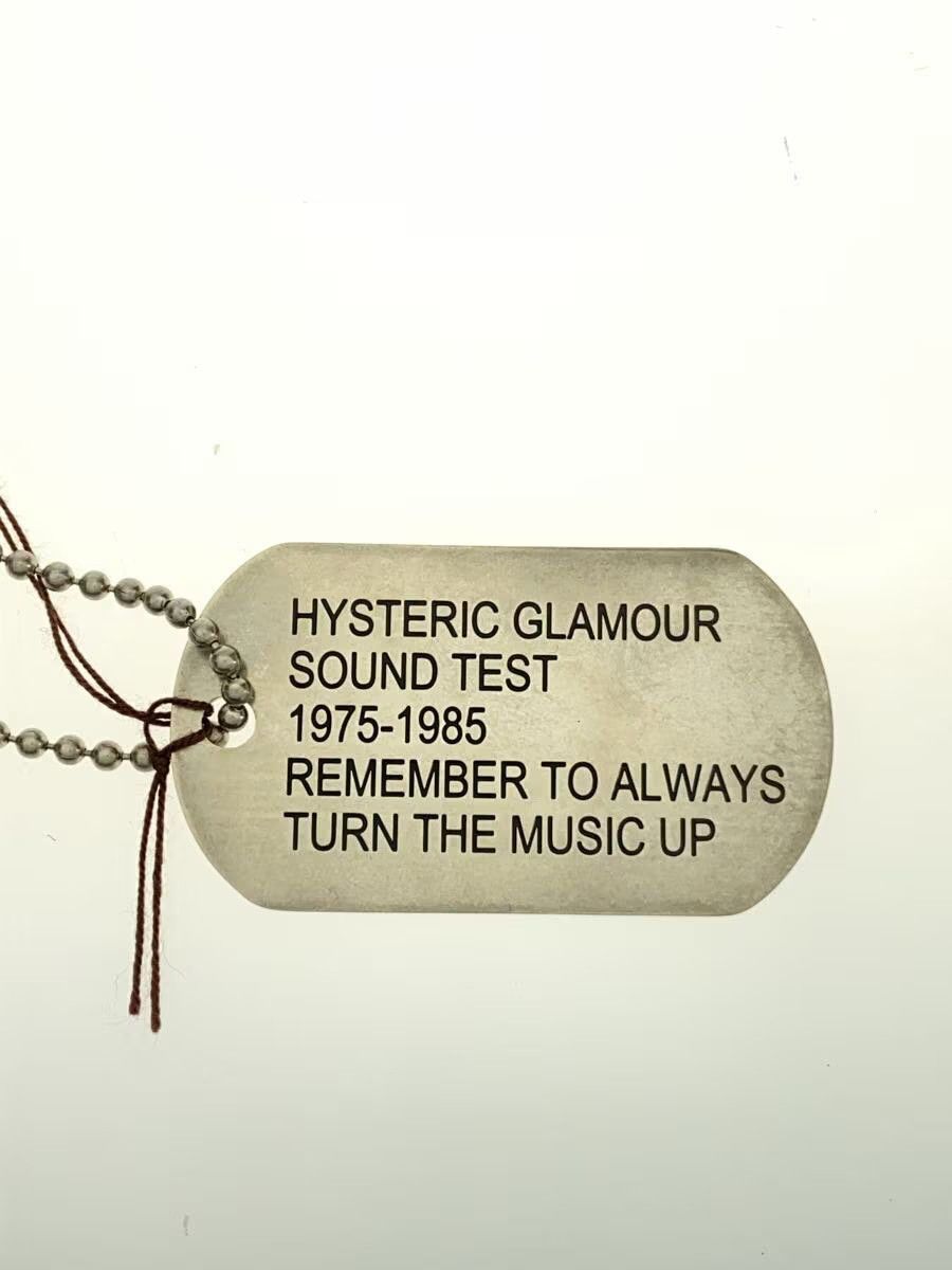 Hysteric Glamour Guitar Woman Dog Tag Necklace Size ONE SIZE - 3 Thumbnail