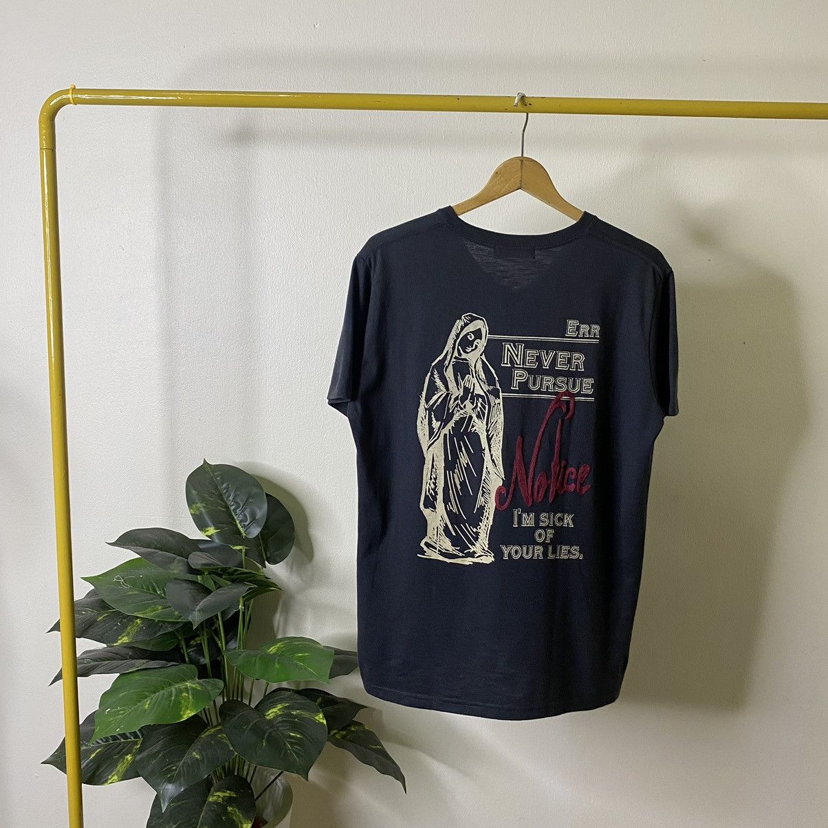 Affliction × If Six Was Nine × Japanese Brand Azul Im Sick Of Your Lies Ifsixwasnine Cyber Gothic Punk Tee Size US M / EU 48-50 / 2 - 1 Thumbnail