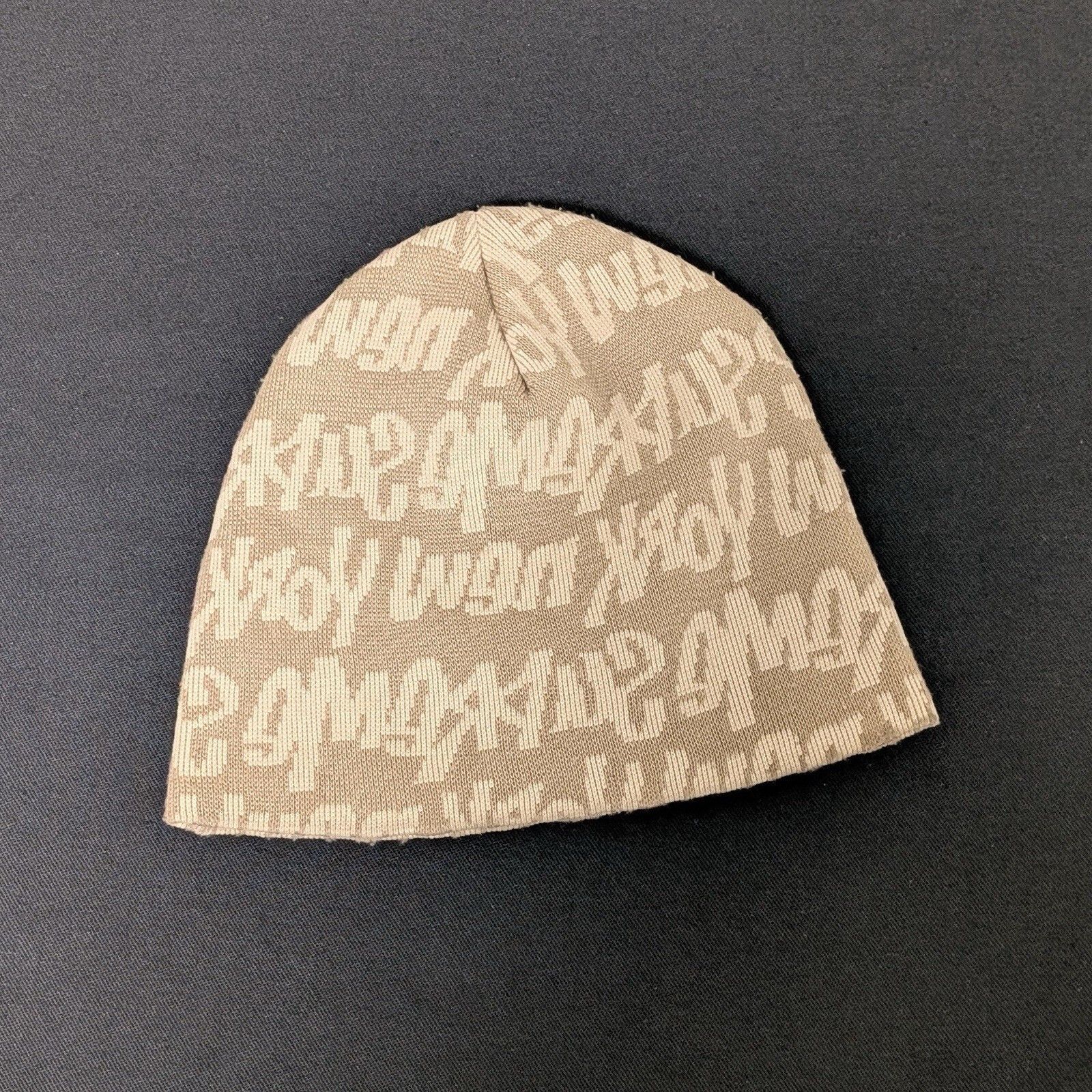 Supreme Supreme Fat Tip Beanie Brown and Pink | Grailed
