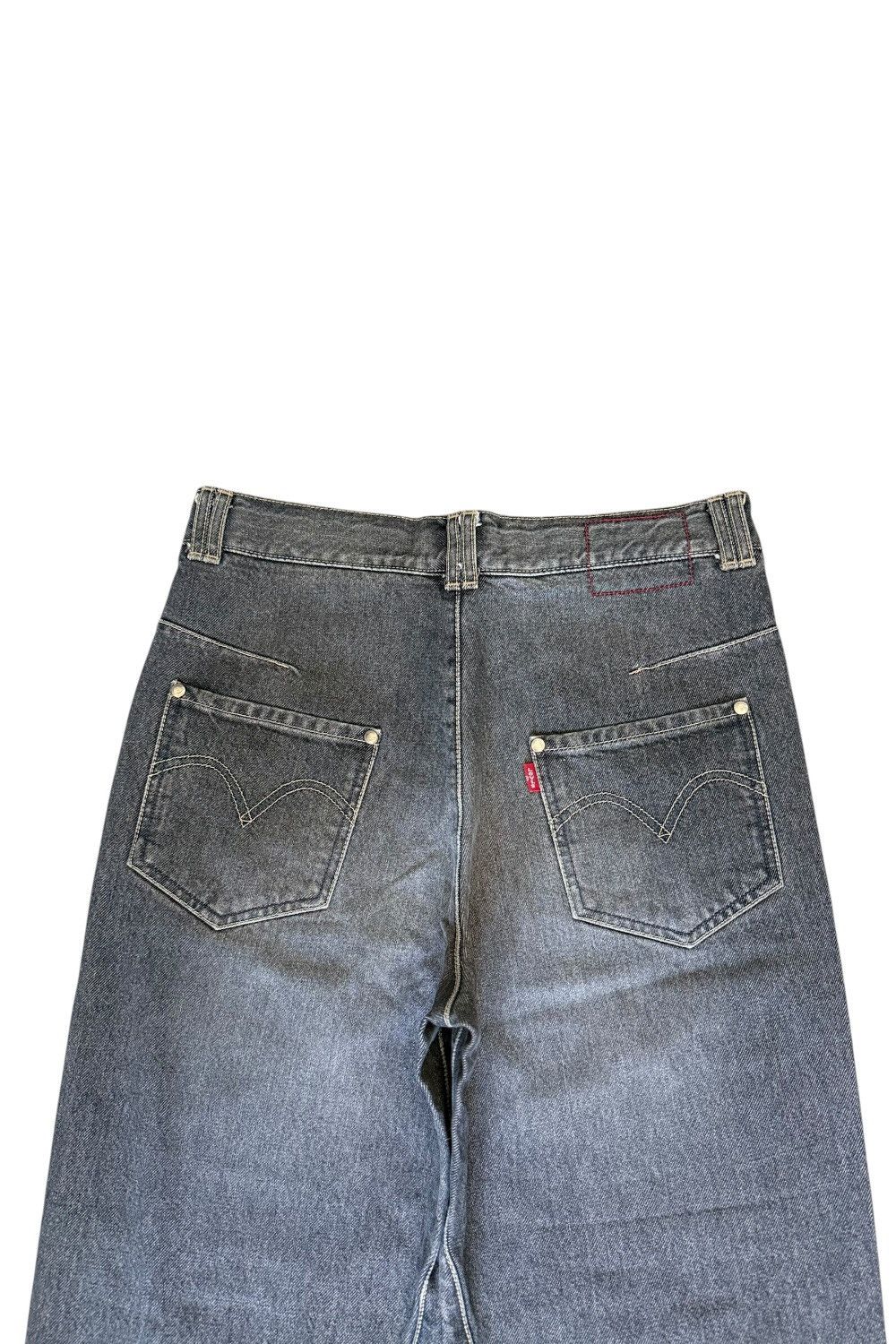 Levi's LEVI’S ENGINEERED JEANS 2009 GREY WASHED TWISTED LEG DENIM Size US 30 / EU 46 - 3 Thumbnail