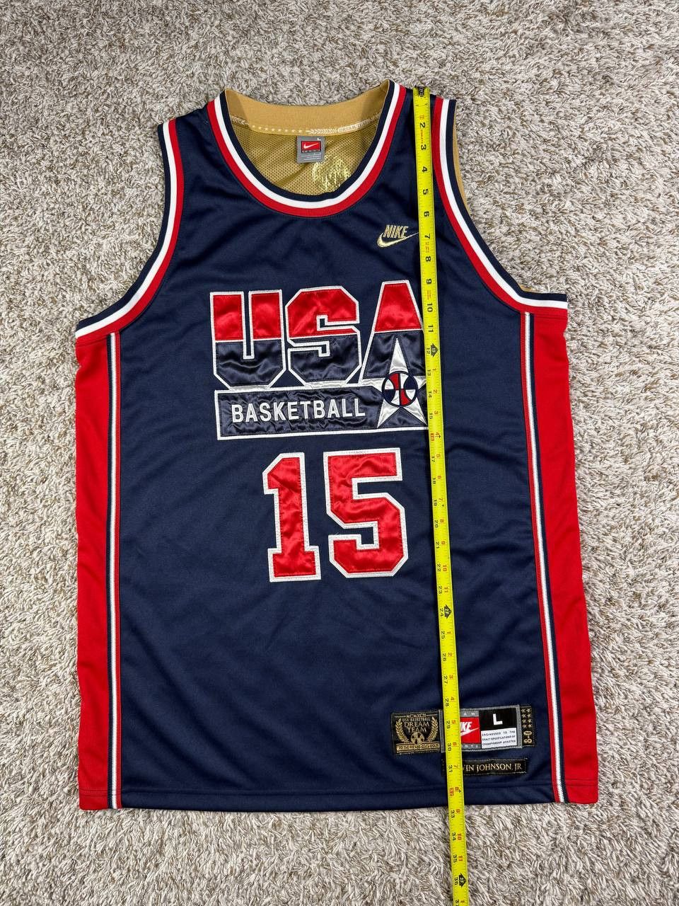 Nike Authentic MAGIC JOHNSON 1992 Dream Team Jersey Nike Size US L / EU 52-54 / 3 - 5 Thumbnail