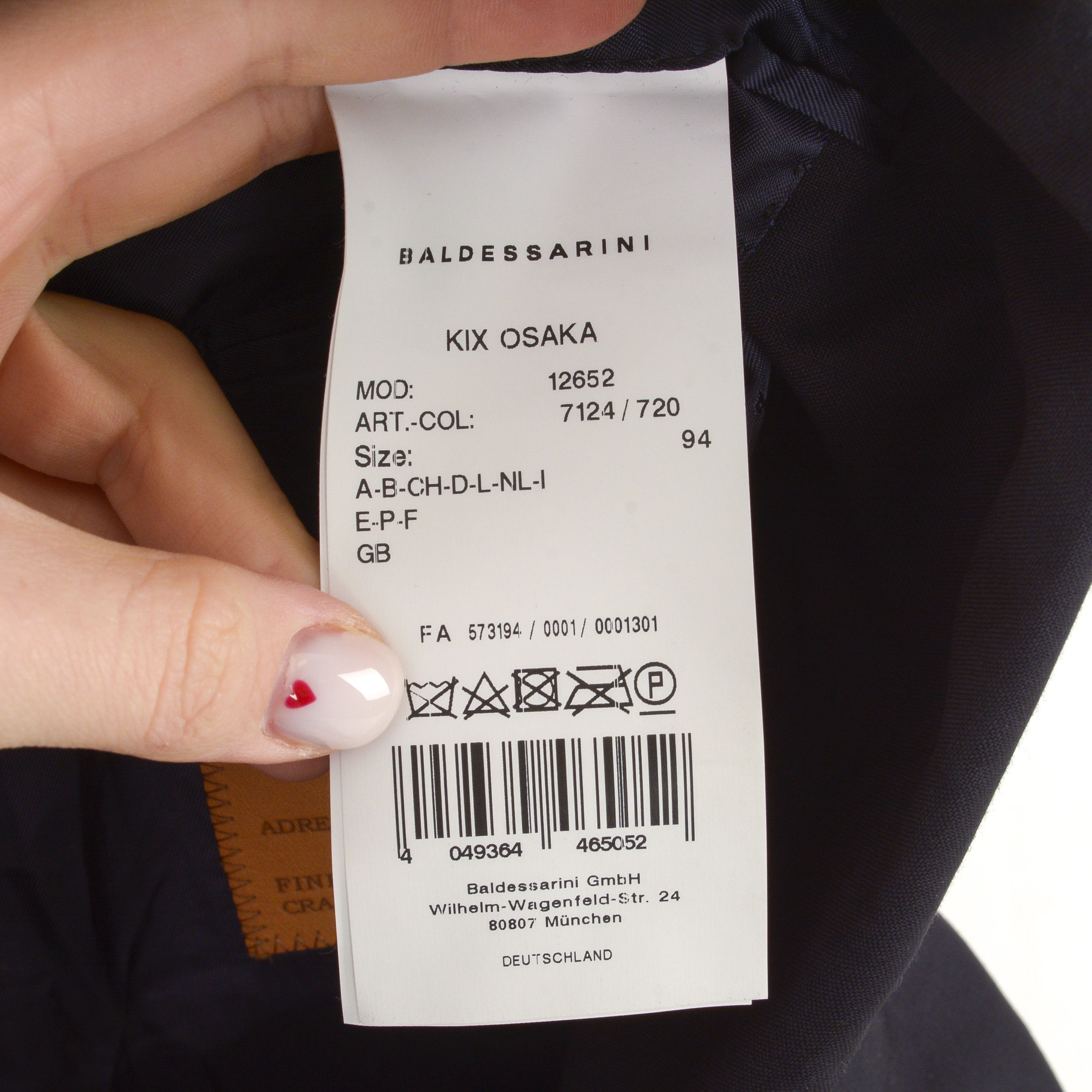 Baldessarini Osaka Super 120 Blazer UK 38L US Jacket Suit Coat Wool DE Size 38L - 7 Thumbnail